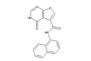 4-keto-N-(1-naphthyl)-3H-furo[2,3-d]pyrimidine-5-carboxamide