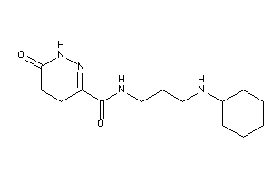 N-[3-(cyclohexylamino)propyl]-6-keto-4,5-dihydro-1H-pyridazine-3-carboxamide