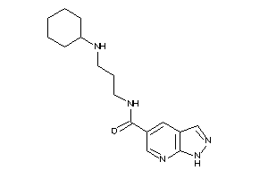 Image of N-[3-(cyclohexylamino)propyl]-1H-pyrazolo[3,4-b]pyridine-5-carboxamide