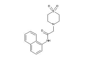 2-(1,1-diketo-1,4-thiazinan-4-yl)-N-(1-naphthyl)acetamide