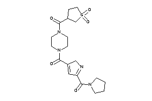 (1,1-diketothiolan-3-yl)-[4-[5-(pyrrolidine-1-carbonyl)-2H-pyrrole-3-carbonyl]piperazino]methanone