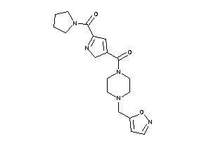 [4-(isoxazol-5-ylmethyl)piperazino]-[5-(pyrrolidine-1-carbonyl)-2H-pyrrol-3-yl]methanone