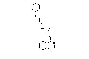Image of N-[3-(cyclohexylamino)propyl]-3-(4-ketocinnolin-1-yl)propionamide