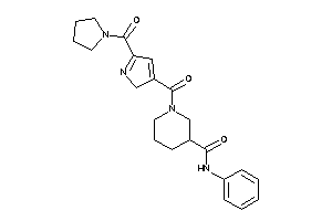 N-phenyl-1-[5-(pyrrolidine-1-carbonyl)-2H-pyrrole-3-carbonyl]nipecotamide