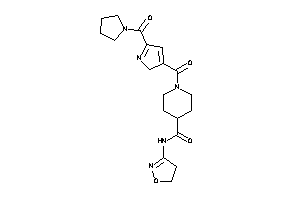 N-(2-isoxazolin-3-yl)-1-[5-(pyrrolidine-1-carbonyl)-2H-pyrrole-3-carbonyl]isonipecotamide