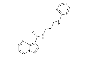 N-[3-(2-pyrimidylamino)propyl]pyrazolo[1,5-a]pyrimidine-3-carboxamide