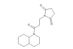 1-[3-(3,4,4a,5,6,7,8,8a-octahydro-2H-quinolin-1-yl)-3-keto-propyl]pyrrolidine-2,5-quinone