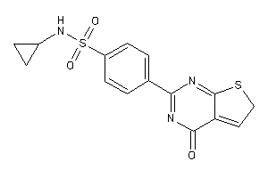 N-cyclopropyl-4-(4-keto-6H-thieno[2,3-d]pyrimidin-2-yl)benzenesulfonamide