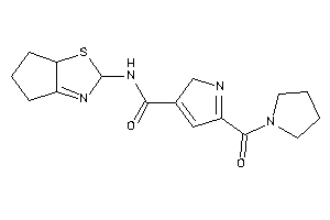 N-(4,5,6,6a-tetrahydro-2H-cyclopenta[d]thiazol-2-yl)-5-(pyrrolidine-1-carbonyl)-2H-pyrrole-3-carboxamide