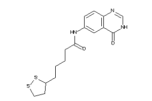5-(dithiolan-3-yl)-N-(4-keto-3H-quinazolin-6-yl)valeramide
