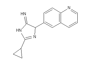 [2-cyclopropyl-5-(6-quinolyl)-2-imidazolin-4-ylidene]amine
