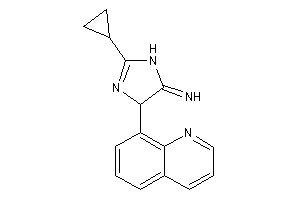 [2-cyclopropyl-5-(8-quinolyl)-2-imidazolin-4-ylidene]amine