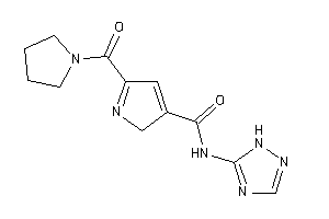 5-(pyrrolidine-1-carbonyl)-N-(1H-1,2,4-triazol-5-yl)-2H-pyrrole-3-carboxamide