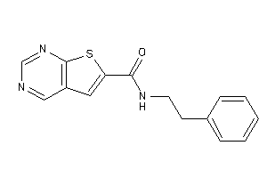 N-phenethylthieno[2,3-d]pyrimidine-6-carboxamide