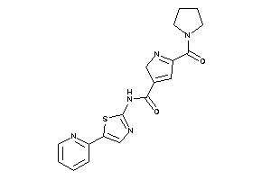 N-[5-(2-pyridyl)thiazol-2-yl]-5-(pyrrolidine-1-carbonyl)-2H-pyrrole-3-carboxamide