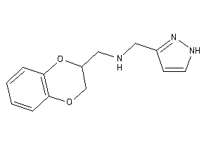 2,3-dihydro-1,4-benzodioxin-3-ylmethyl(1H-pyrazol-3-ylmethyl)amine