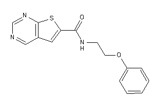 N-(2-phenoxyethyl)thieno[2,3-d]pyrimidine-6-carboxamide