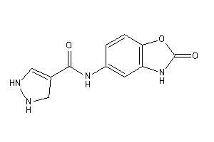 Image of N-(2-keto-3H-1,3-benzoxazol-5-yl)-3-pyrazoline-4-carboxamide