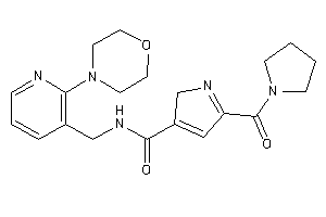 N-[(2-morpholino-3-pyridyl)methyl]-5-(pyrrolidine-1-carbonyl)-2H-pyrrole-3-carboxamide