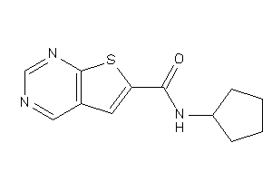 N-cyclopentylthieno[2,3-d]pyrimidine-6-carboxamide