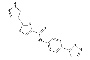 2-(2-pyrazolin-4-yl)-N-[4-(4H-pyrazol-3-yl)phenyl]thiazole-4-carboxamide