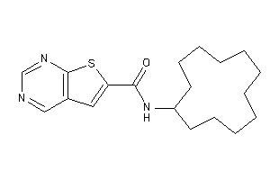 Image of N-cyclododecylthieno[2,3-d]pyrimidine-6-carboxamide