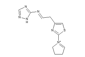 2-[2-(1-pyrrolin-1-ium-1-yl)thiazol-4-yl]ethylidene-(1H-1,2,4-triazol-5-yl)amine