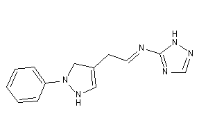 2-(1-phenyl-3-pyrazolin-4-yl)ethylidene-(1H-1,2,4-triazol-5-yl)amine
