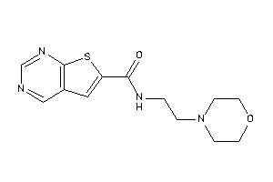 N-(2-morpholinoethyl)thieno[2,3-d]pyrimidine-6-carboxamide