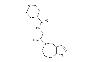 N-[2-keto-2-(4,6,7,8-tetrahydrothieno[3,2-c]azepin-5-yl)ethyl]tetrahydropyran-4-carboxamide