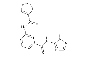 N-[3-(1H-1,2,4-triazol-5-ylcarbamoyl)phenyl]-2,3-dihydrofuran-5-carboxamide