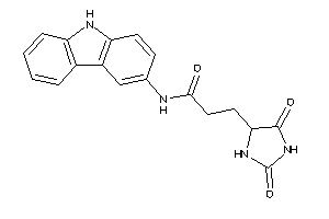 N-(9H-carbazol-3-yl)-3-(2,5-diketoimidazolidin-4-yl)propionamide