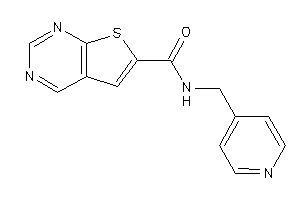 N-(4-pyridylmethyl)thieno[2,3-d]pyrimidine-6-carboxamide