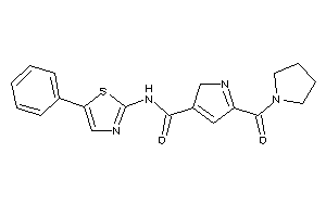 N-(5-phenylthiazol-2-yl)-5-(pyrrolidine-1-carbonyl)-2H-pyrrole-3-carboxamide