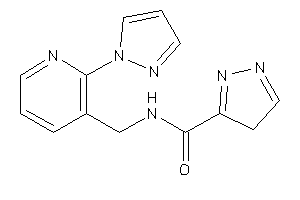 N-[(2-pyrazol-1-yl-3-pyridyl)methyl]-4H-pyrazole-3-carboxamide