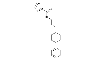 N-[3-(4-phenylpiperazino)propyl]-4H-pyrazole-3-carboxamide