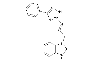 2-(2,3-dihydrobenzimidazol-1-yl)ethylidene-(3-phenyl-1H-1,2,4-triazol-5-yl)amine