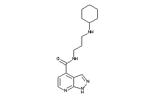 N-[3-(cyclohexylamino)propyl]-1H-pyrazolo[3,4-b]pyridine-4-carboxamide