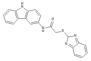 2-(2H-benzimidazol-2-ylthio)-N-(9H-carbazol-3-yl)acetamide