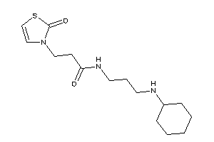 N-[3-(cyclohexylamino)propyl]-3-(2-keto-4-thiazolin-3-yl)propionamide