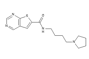 N-(4-pyrrolidinobutyl)thieno[2,3-d]pyrimidine-6-carboxamide