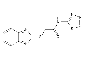 2-(2H-benzimidazol-2-ylthio)-N-(1,3,4-thiadiazol-2-yl)acetamide