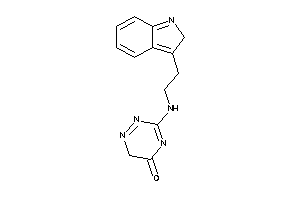 3-[2-(2H-indol-3-yl)ethylamino]-6H-1,2,4-triazin-5-one