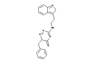 6-benzyl-3-[2-(2H-indol-3-yl)ethylamino]-6H-1,2,4-triazin-5-one