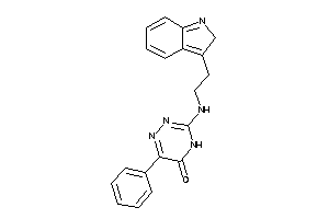 3-[2-(2H-indol-3-yl)ethylamino]-6-phenyl-4H-1,2,4-triazin-5-one