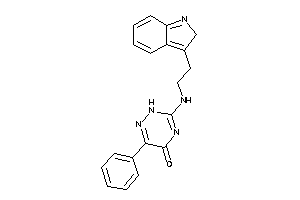 3-[2-(2H-indol-3-yl)ethylamino]-6-phenyl-2H-1,2,4-triazin-5-one