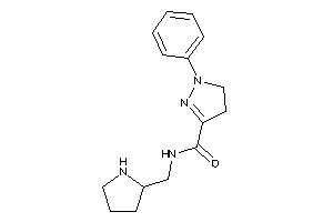 1-phenyl-N-(pyrrolidin-2-ylmethyl)-2-pyrazoline-3-carboxamide