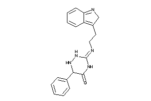 Image of 3-[2-(2H-indol-3-yl)ethylimino]-6-phenyl-1,2,4-triazinan-5-one