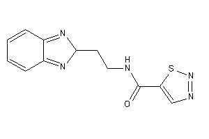 N-[2-(2H-benzimidazol-2-yl)ethyl]thiadiazole-5-carboxamide