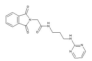 2-phthalimido-N-[3-(2-pyrimidylamino)propyl]acetamide